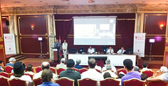 Vue de l'amphithéâtre lors de la Conférence Démocratie et Constitution